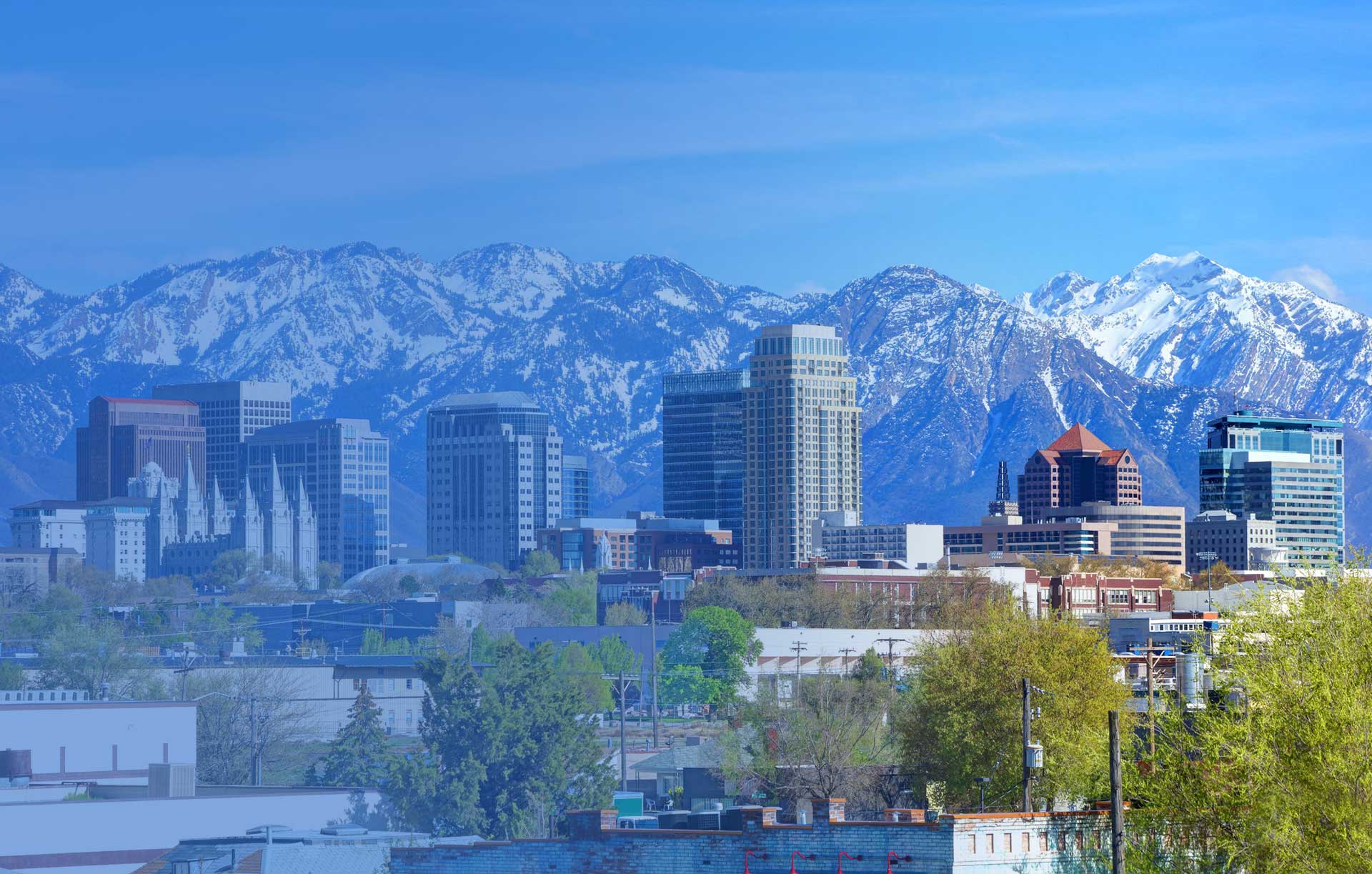 Salt Lake City, Utah skyline