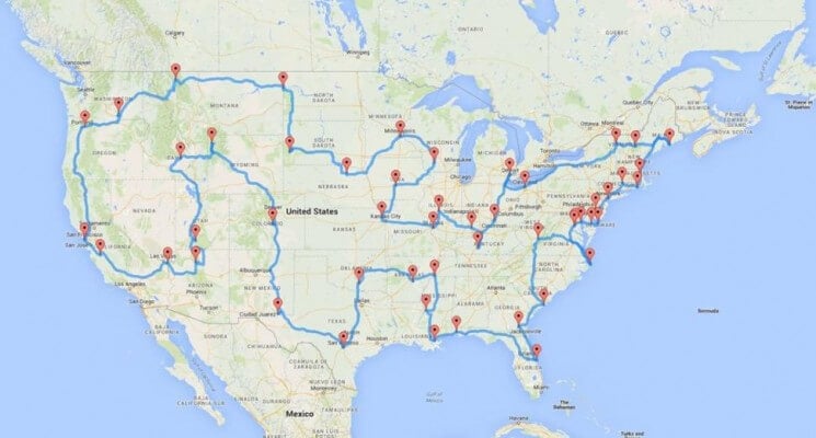 All American road trip
