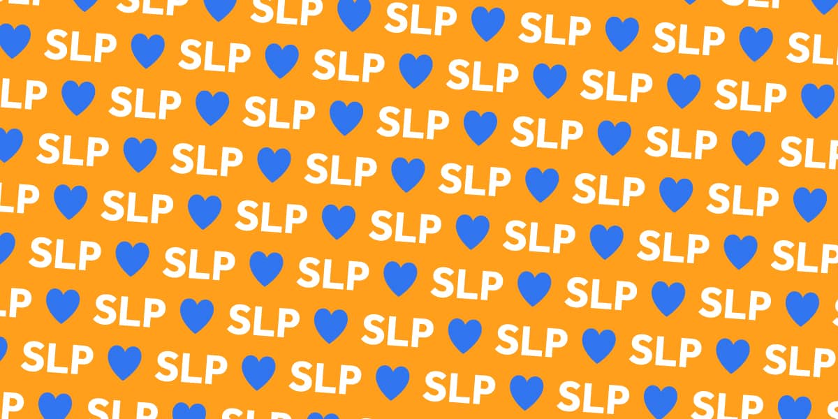 SLP and blue hearts SLP and blue hearts