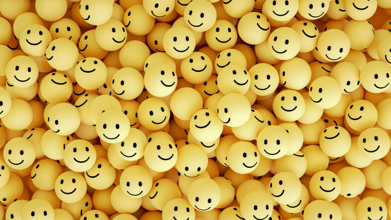 pile of smiley face balls pile of smiley face balls