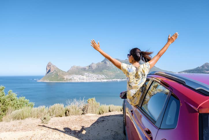 heathcare professional driving a scenic route heathcare professional driving a scenic route