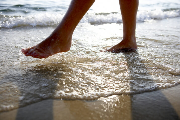 toes in the sand and surf toes in the sand and surf