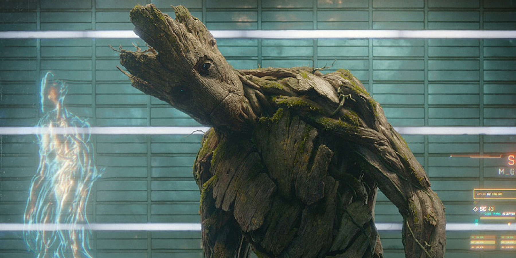 Groot from movie Guardians of the Galaxy Groot from movie Guardians of the Galaxy