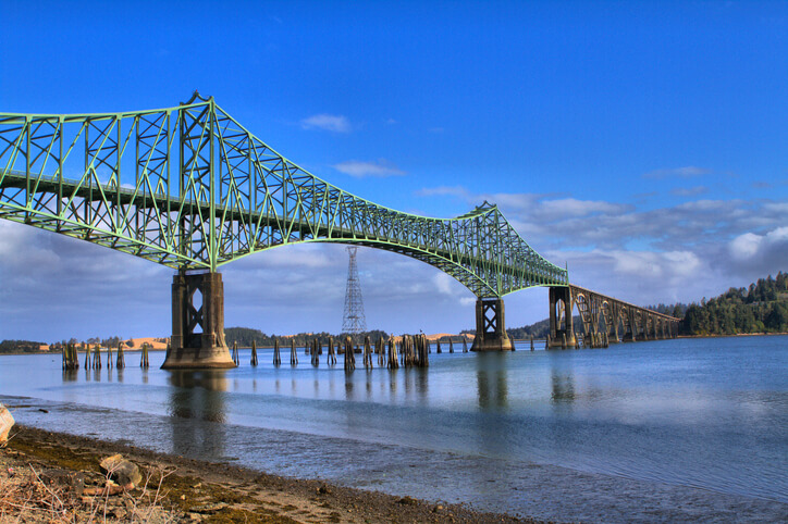 Coos Bay Bridge in Oregon Coos Bay Bridge in Oregon
