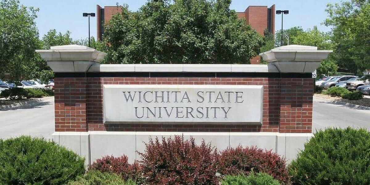 Wichita State University sign Wichita State University sign