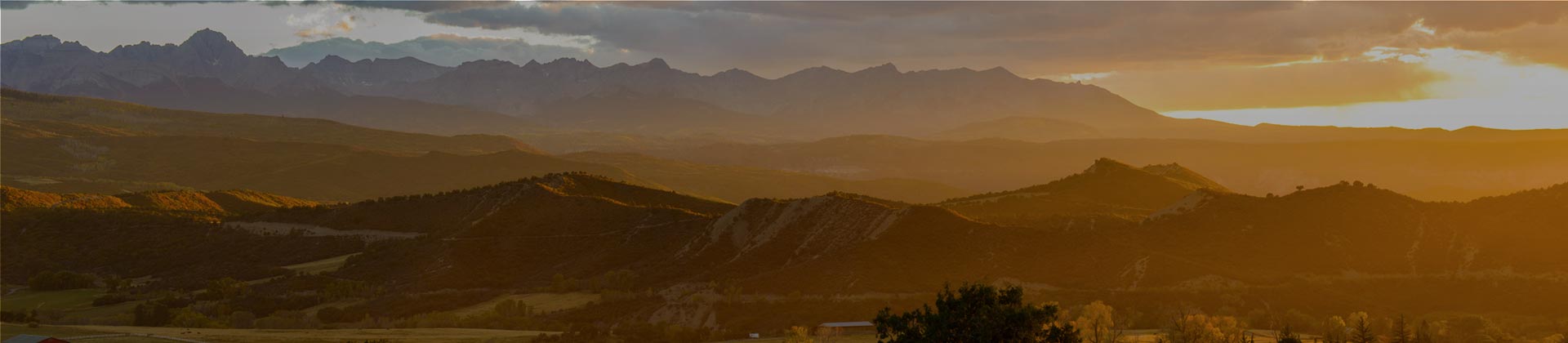 Mountain ridge at sunset Mountain ridge at sunset