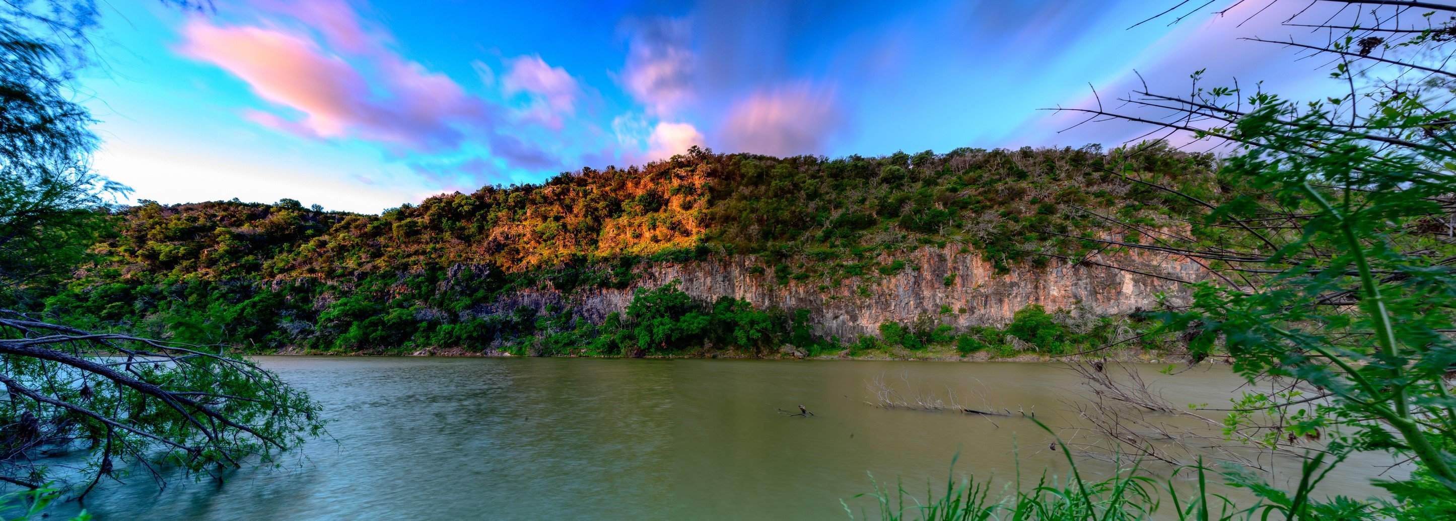 Rio Grande river running through Texas